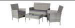 Triditional 4 Garden Set (Grey)