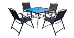 Pelham 5pc Outdoor Dining Set