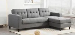Sectional Sofa (Grey)